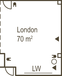 Grundriss Tagungsraum London